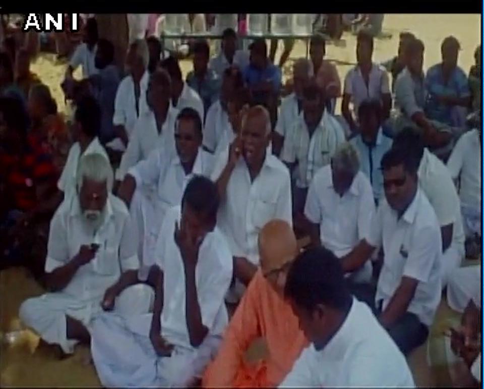 protestsinrameswaramoverfishermanskillingbylankannavy